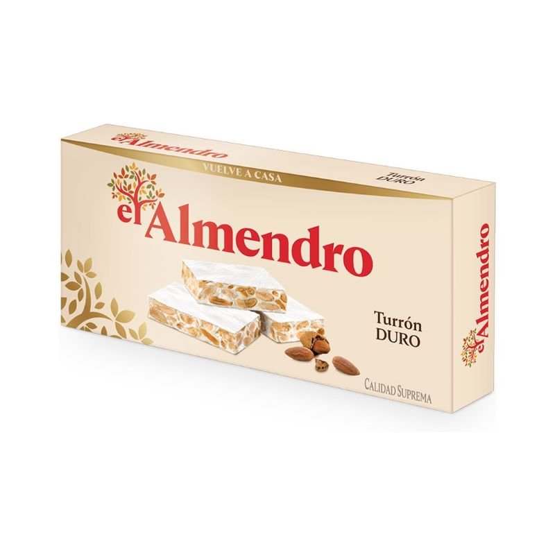 Turrón Duro elaborado con un altísimo porcentaje de almendra tostada Turrón de Calidad Suprema Sin gluten. Gluten Free-para-cuba